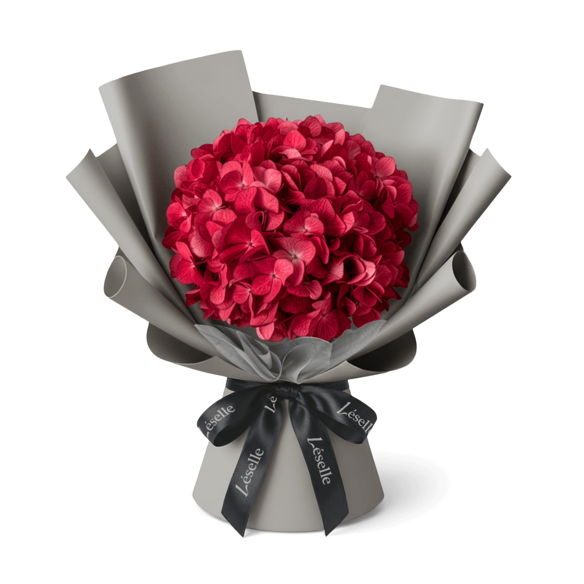 Hydrangea Bouquet - Cherry Red (S)