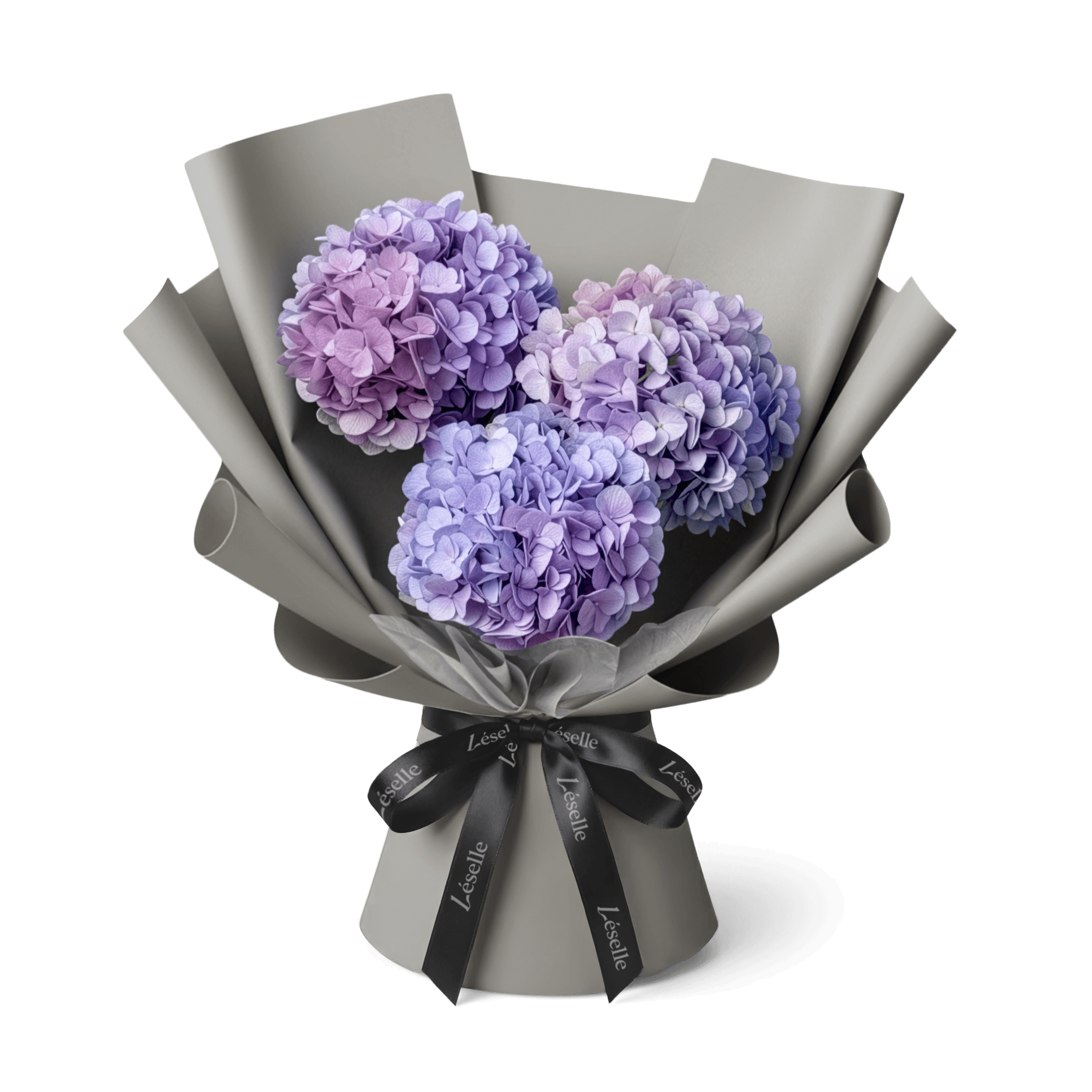 Hydrangea Bouquet - Gradient Purple (M)
