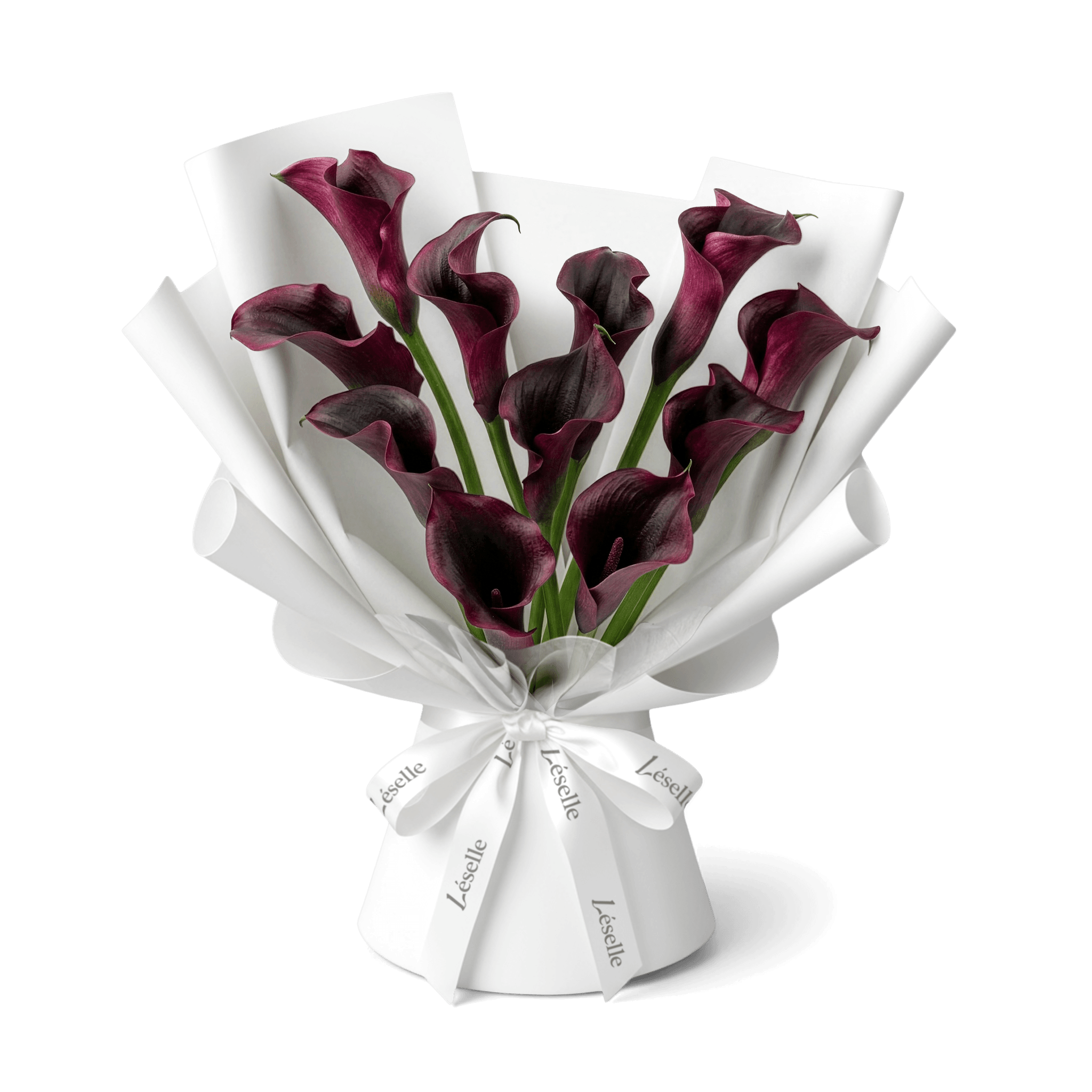 Calla Lily Bouquet - Dark Plum