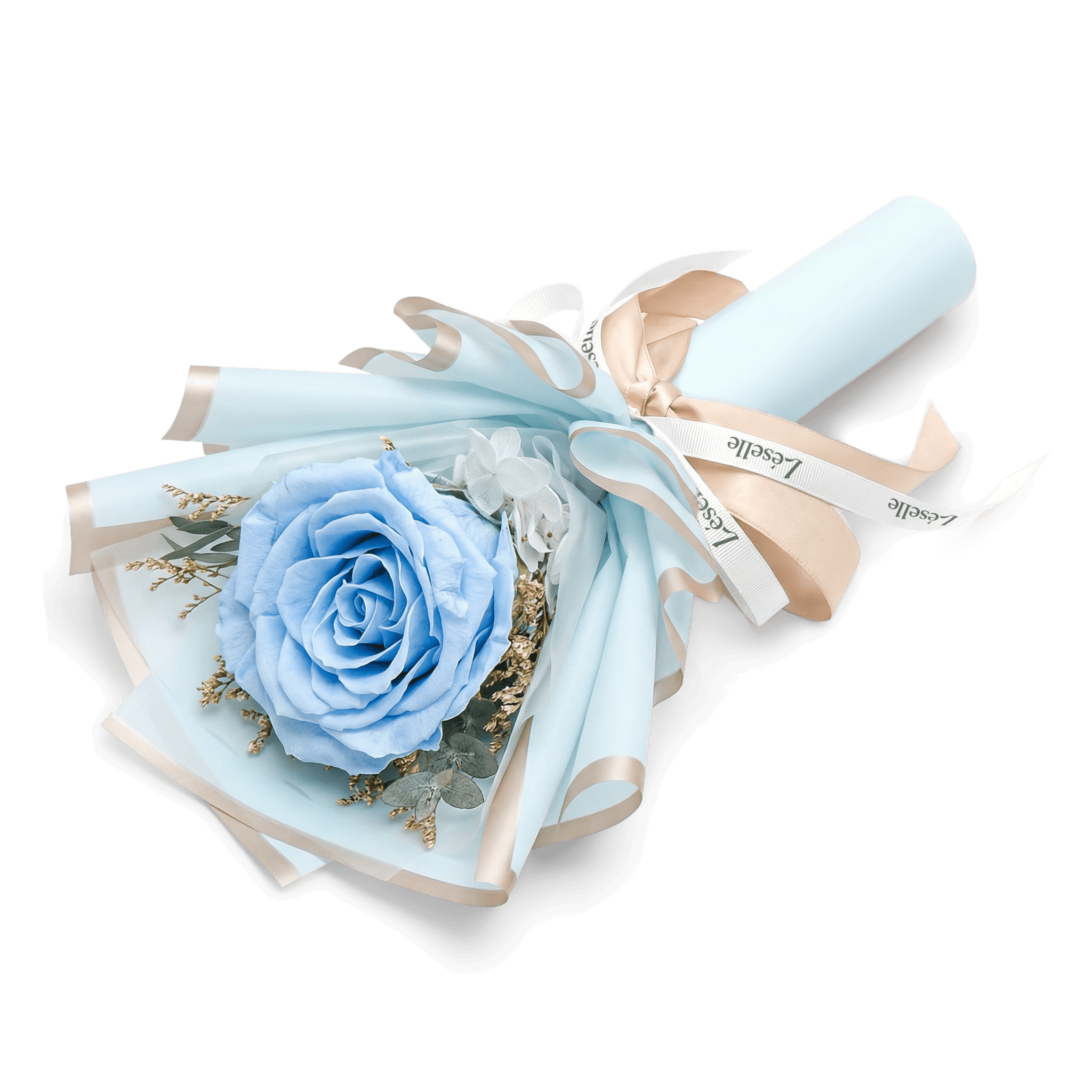 Preserved Rose Bundle - Baby Blue