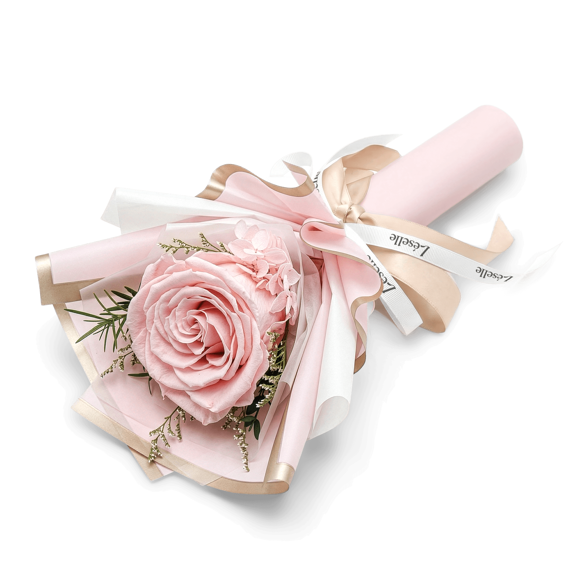 Preserved Rose Bundle - Baby Pink