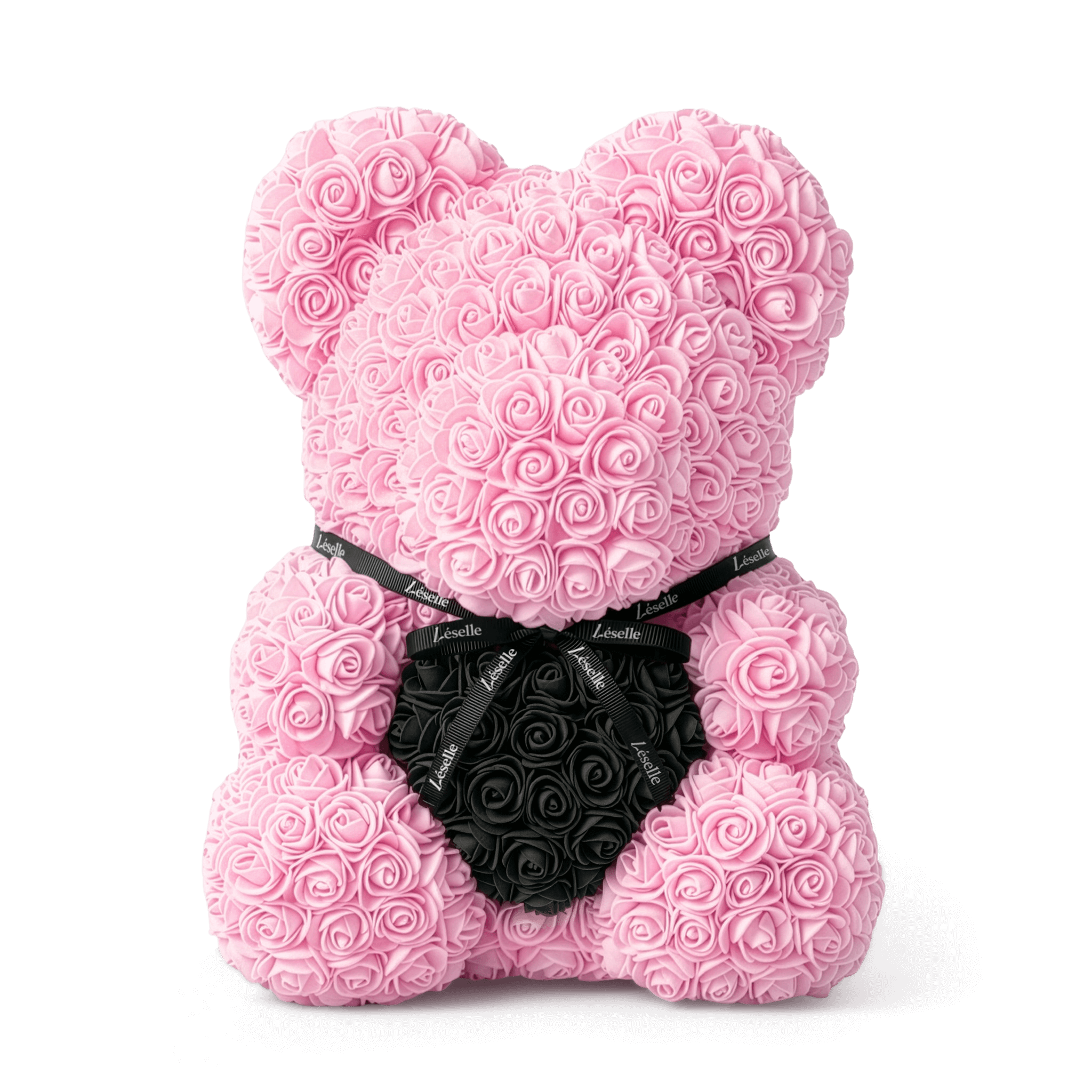 Handmade Rose Bear - Baby Pink