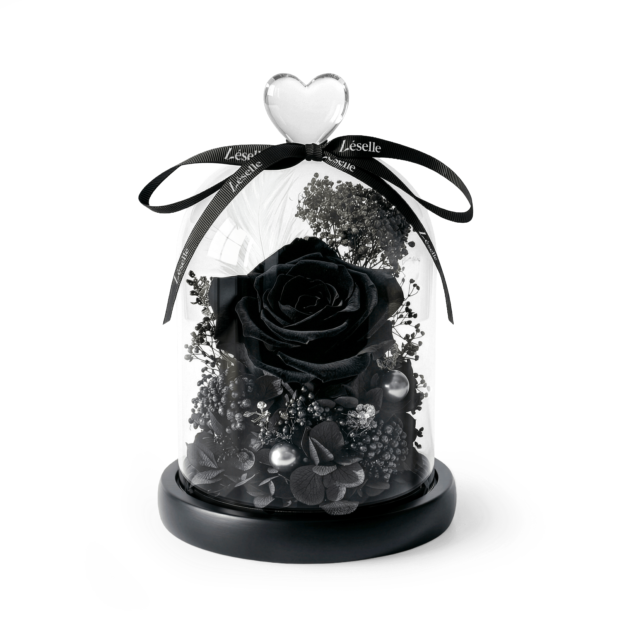 Enchanted Preserved Rose - Black