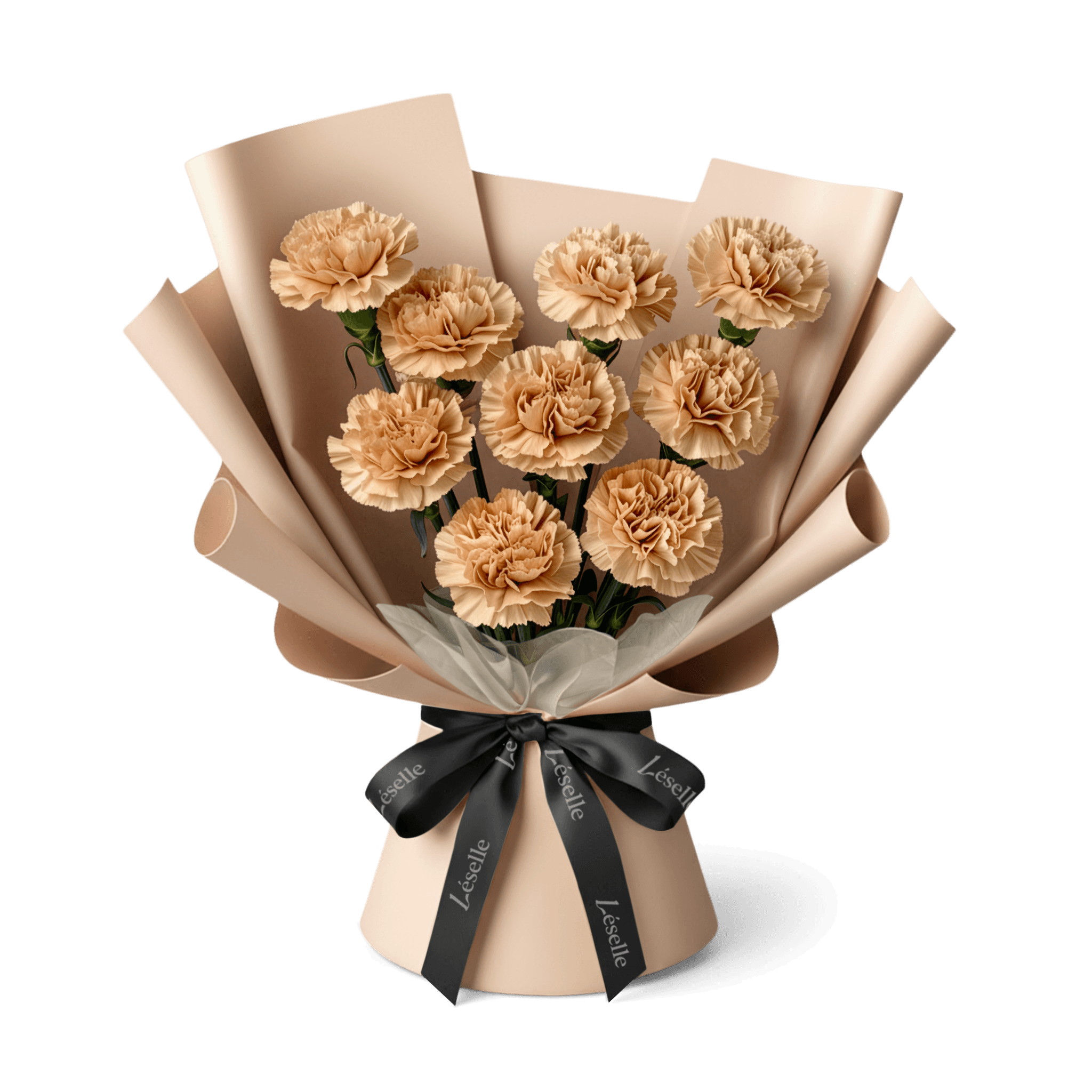 Carnation Bouquet - Caramel