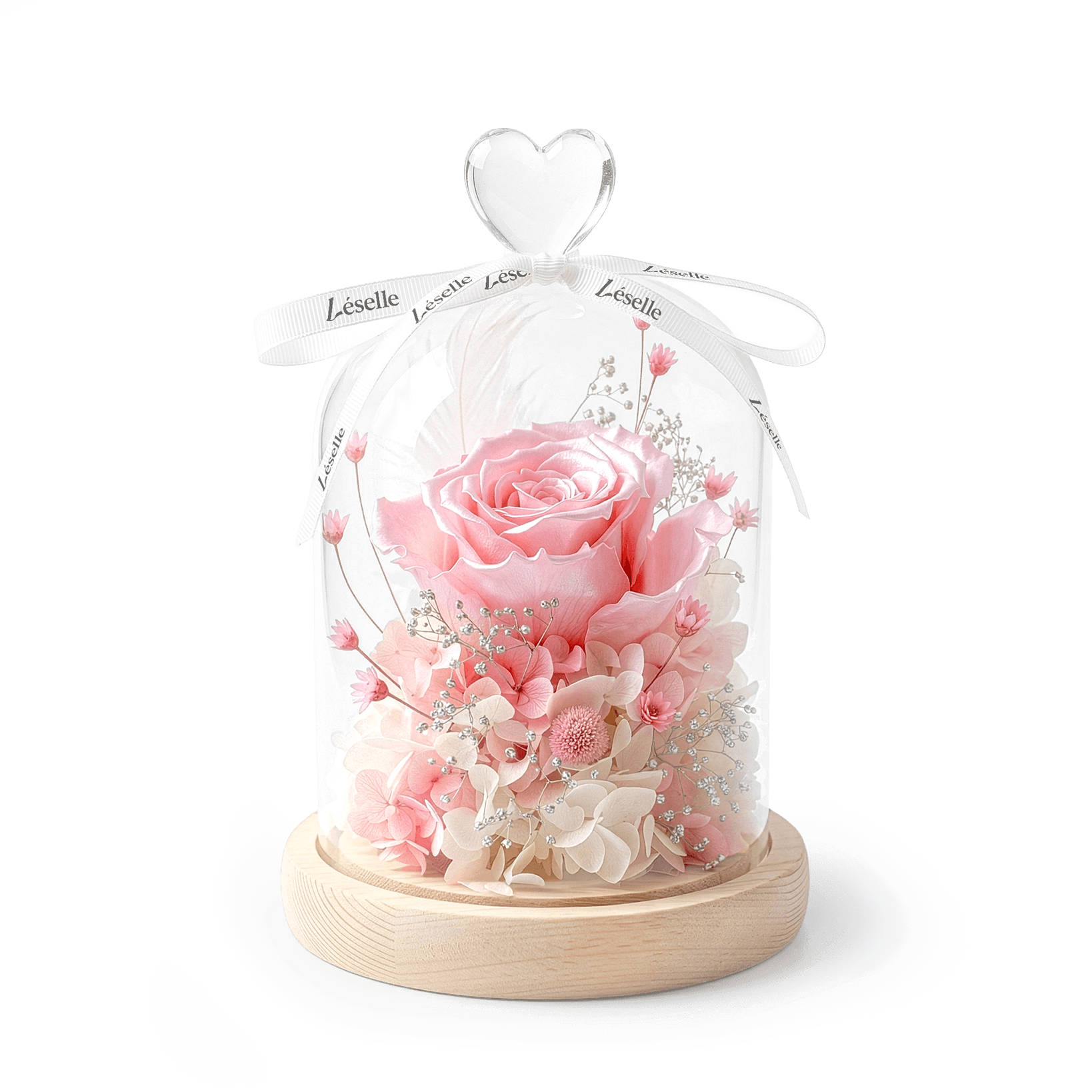 Enchanted Preserved Rose - Pearl Pink