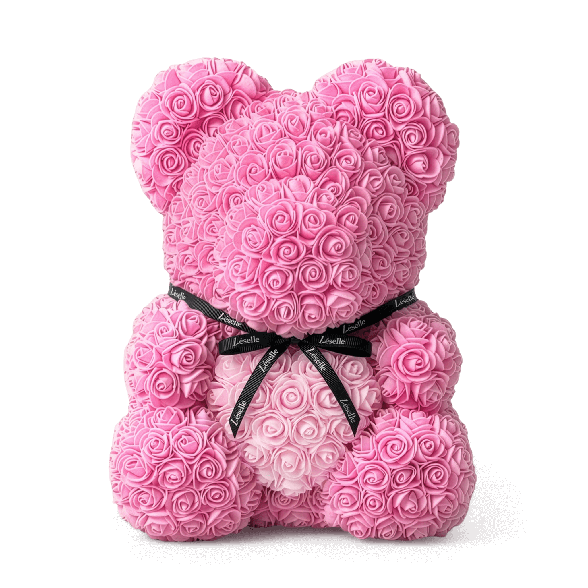 Handmade Rose Bear - Pink