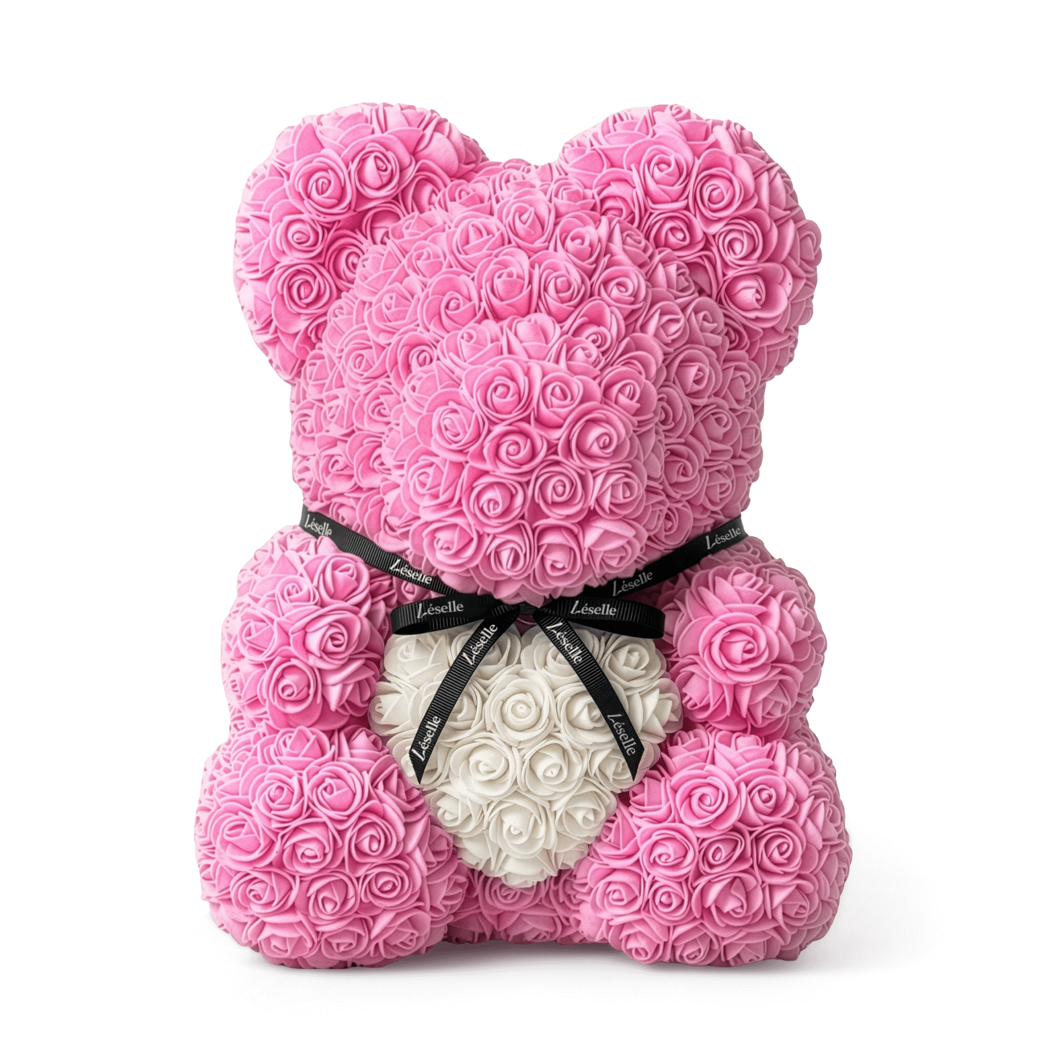 Handmade Rose Bear - Pink