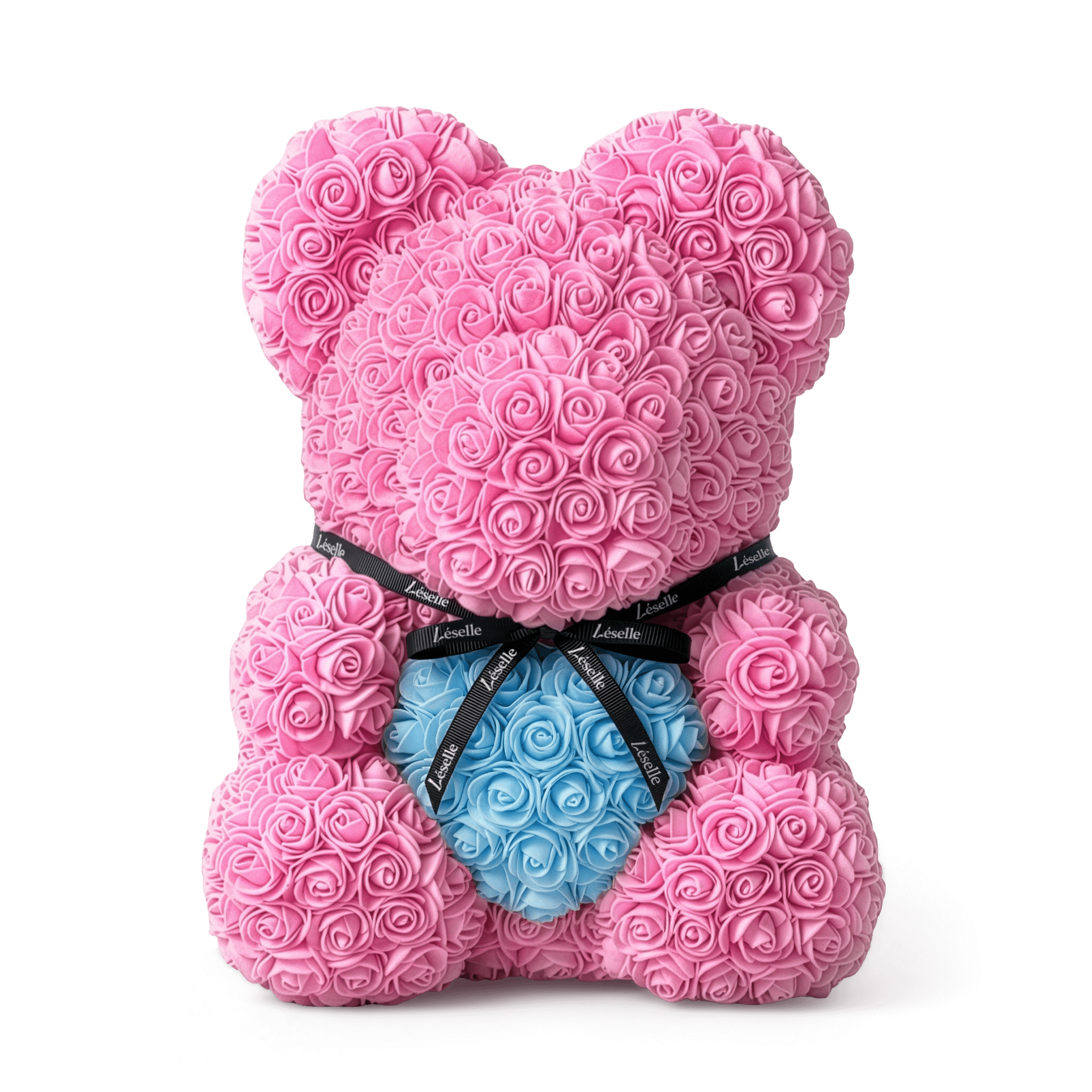 Handmade Rose Bear - Pink
