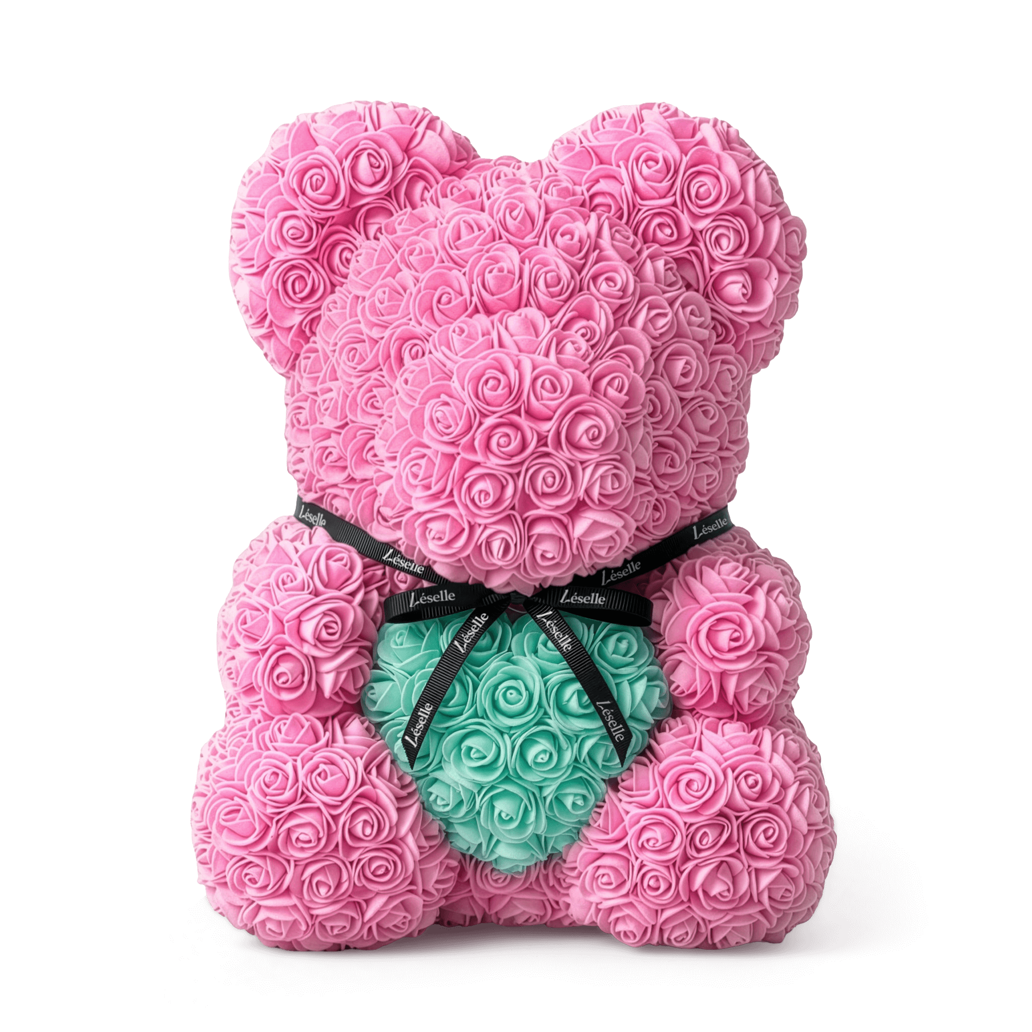 Handmade Rose Bear - Pink
