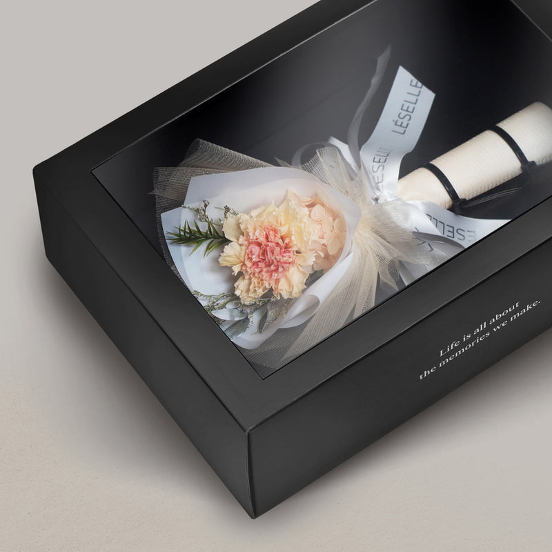 Preserved Carnation Bundle - Champagne