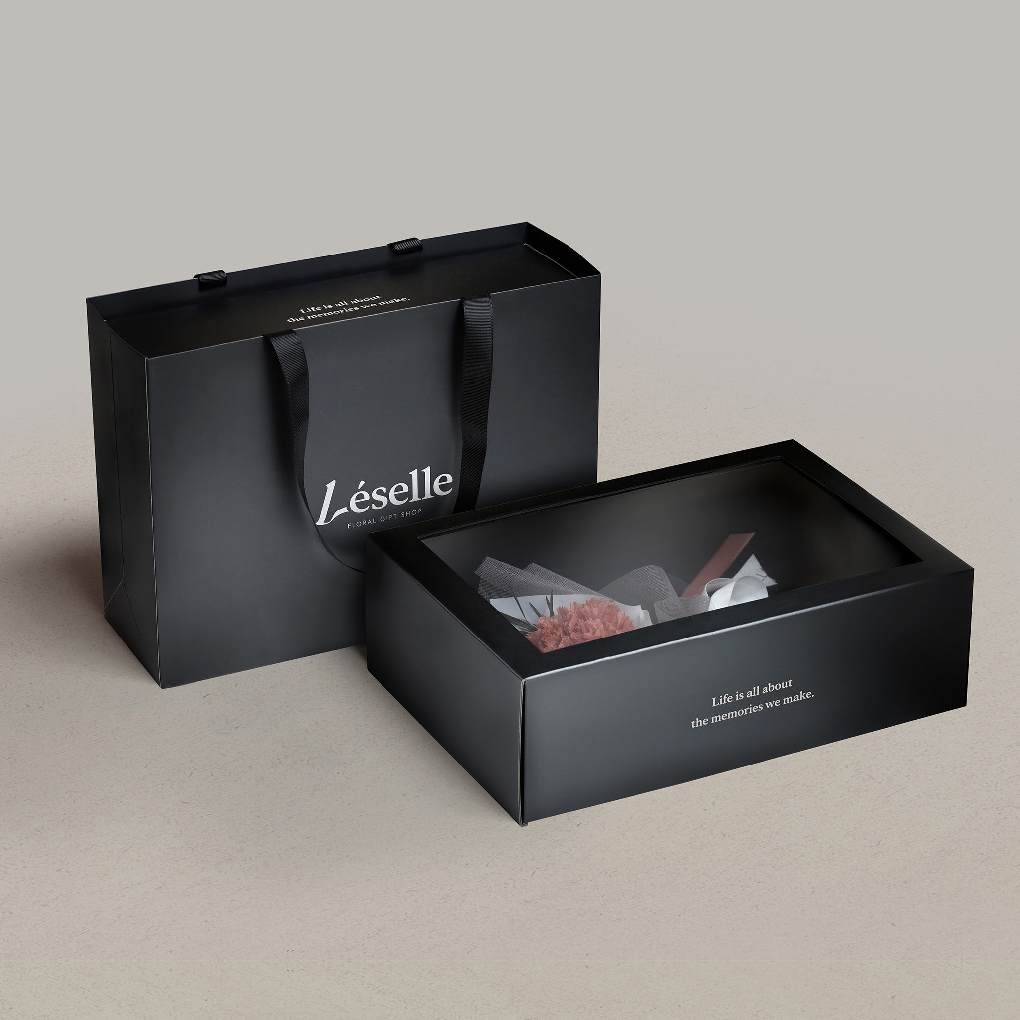 Gentle Dusty Single Pink Preserved Carnation Bouquet