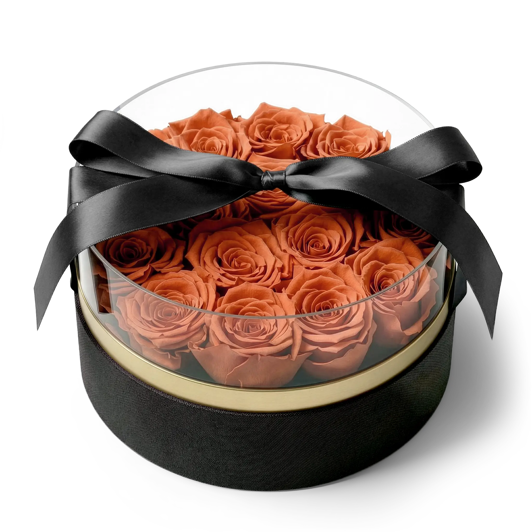 Elegant Round Rose Box