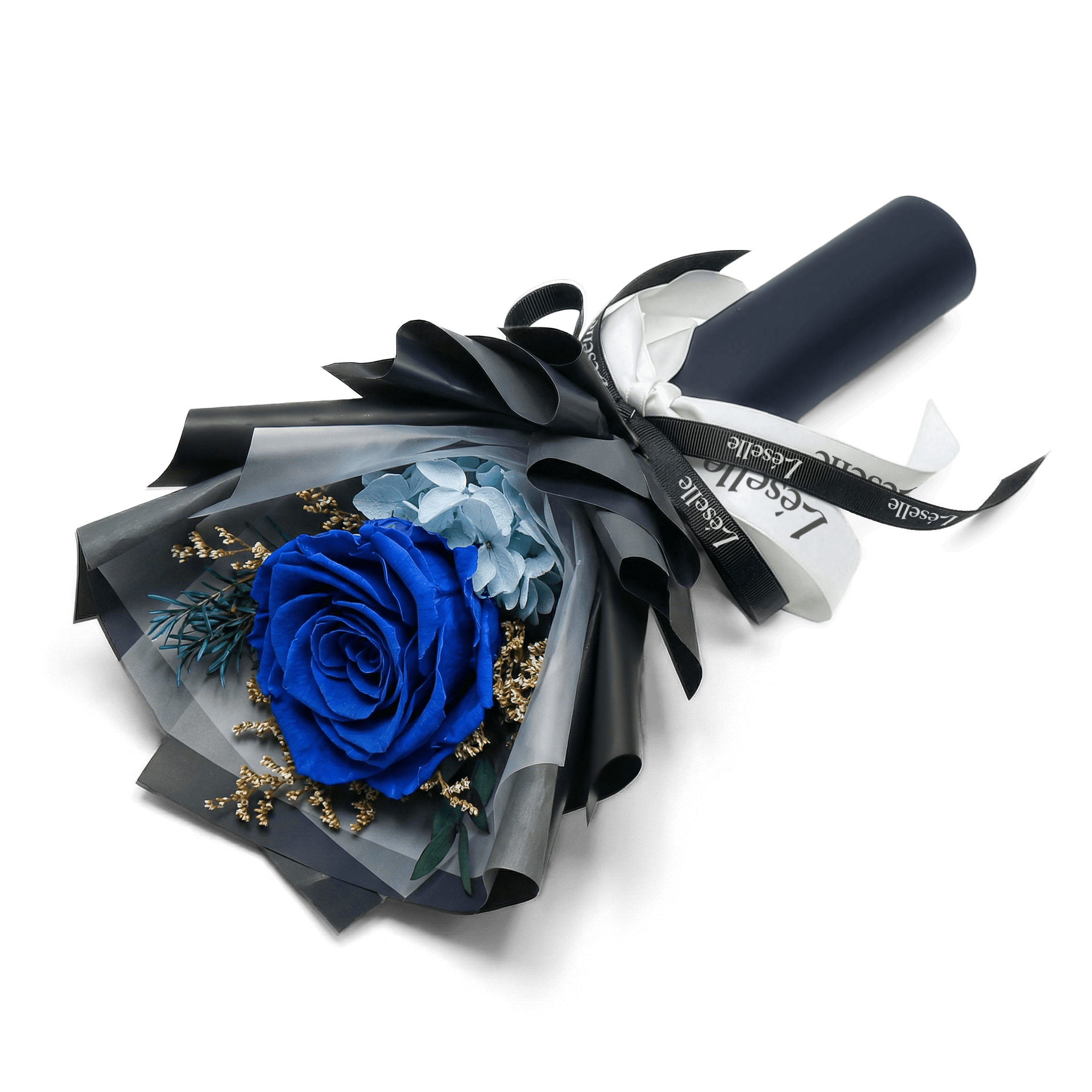 Preserved Rose Bundle - Royal Blue