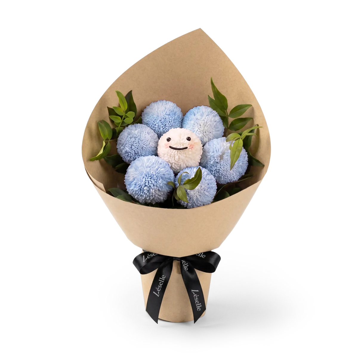 Azure Smile Pompon Bouquet