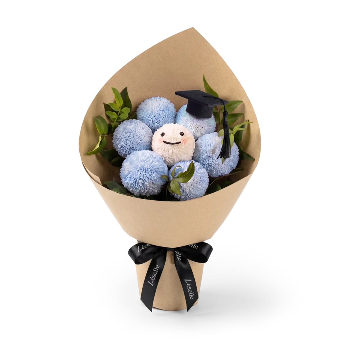 Azure Smile Pompon Bouquet