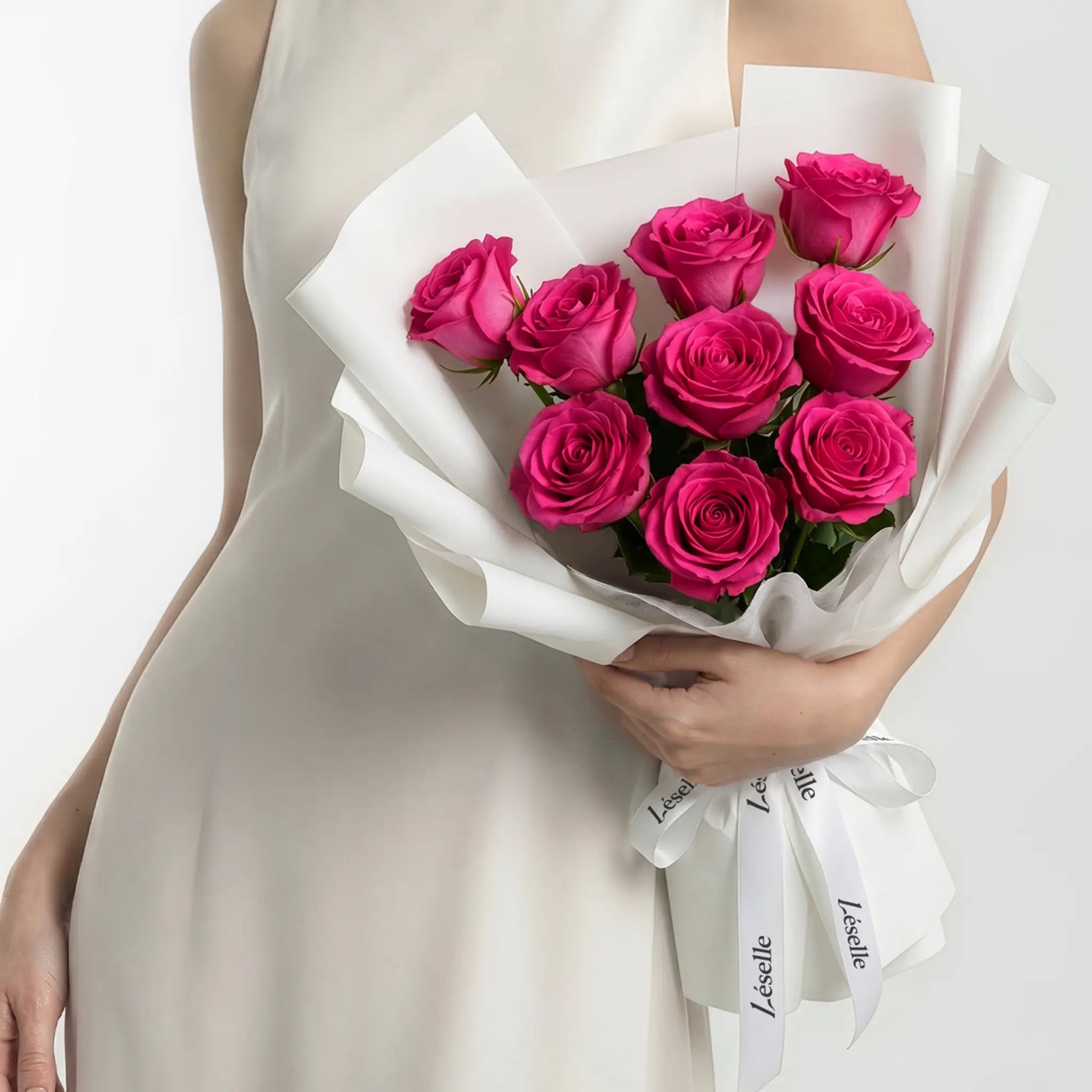 Floyd // Hot Pink Rose Bouquet