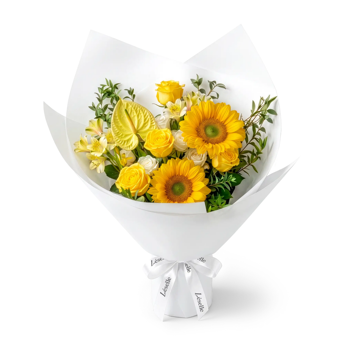 Golden Sunrise Sunflower Mixed Bouquet
