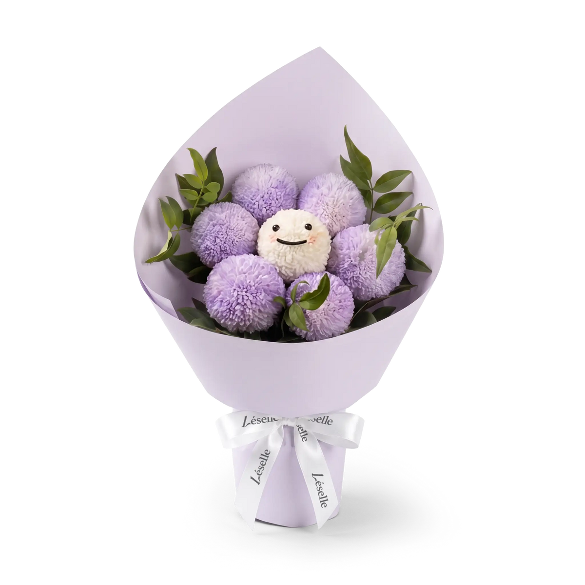 Lilac Smile Pompon Bouquet