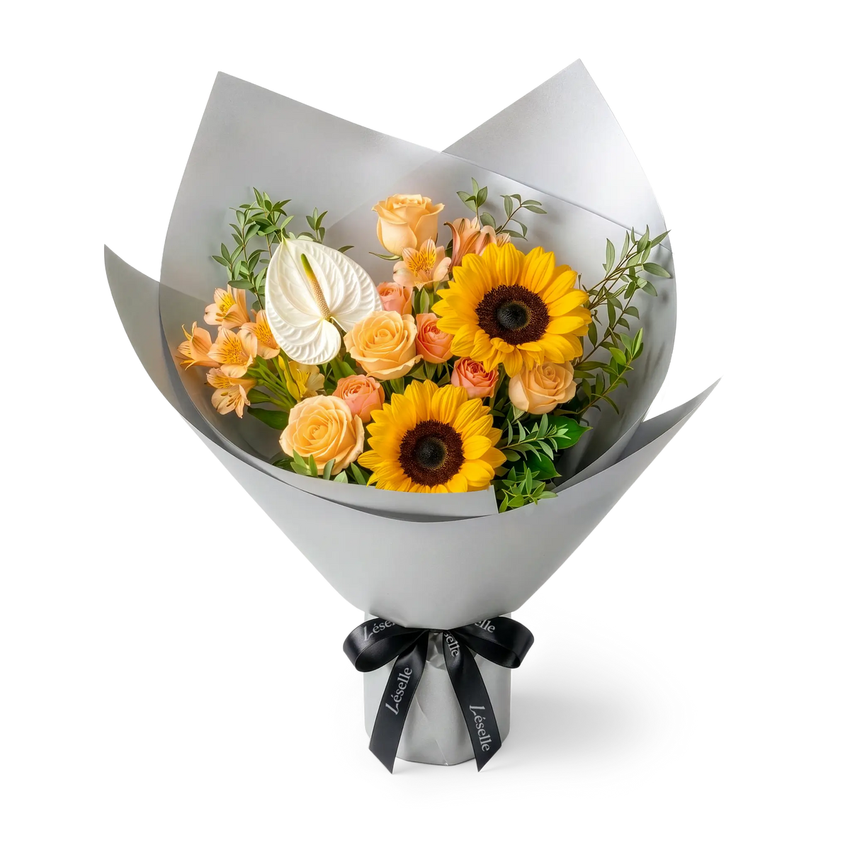 Radiant Warmth Sunflower Mixed Bouquet
