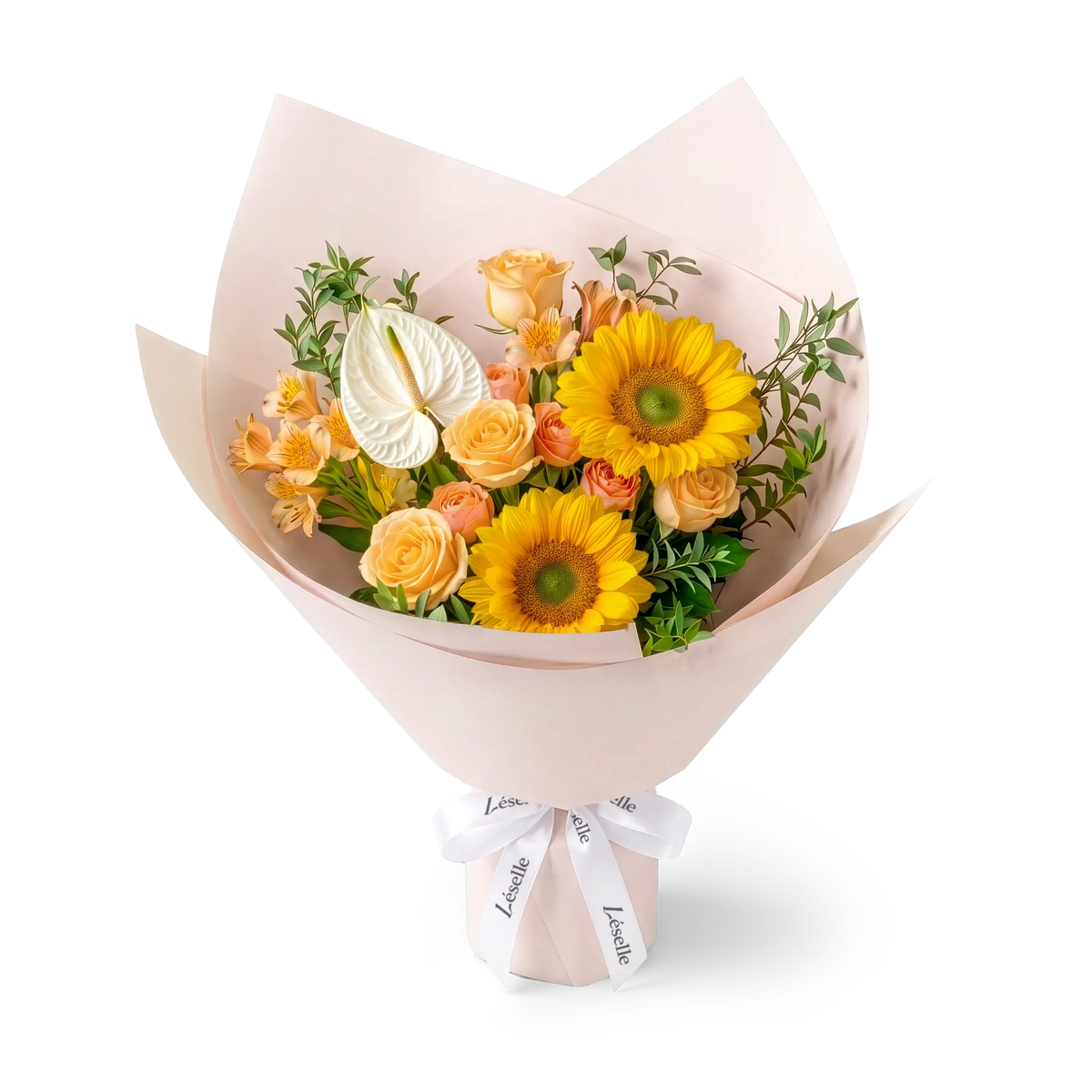 Sunlit Elegance Sunflower Mixed Bouquet