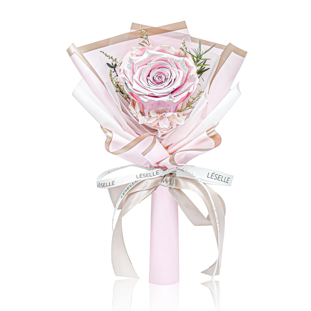 Preserved Rose Bundle - Metallic Pink