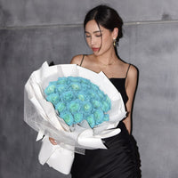 Fresh Flower Bouquet - Tiffany Blue Roses - 33/50/99 Roses