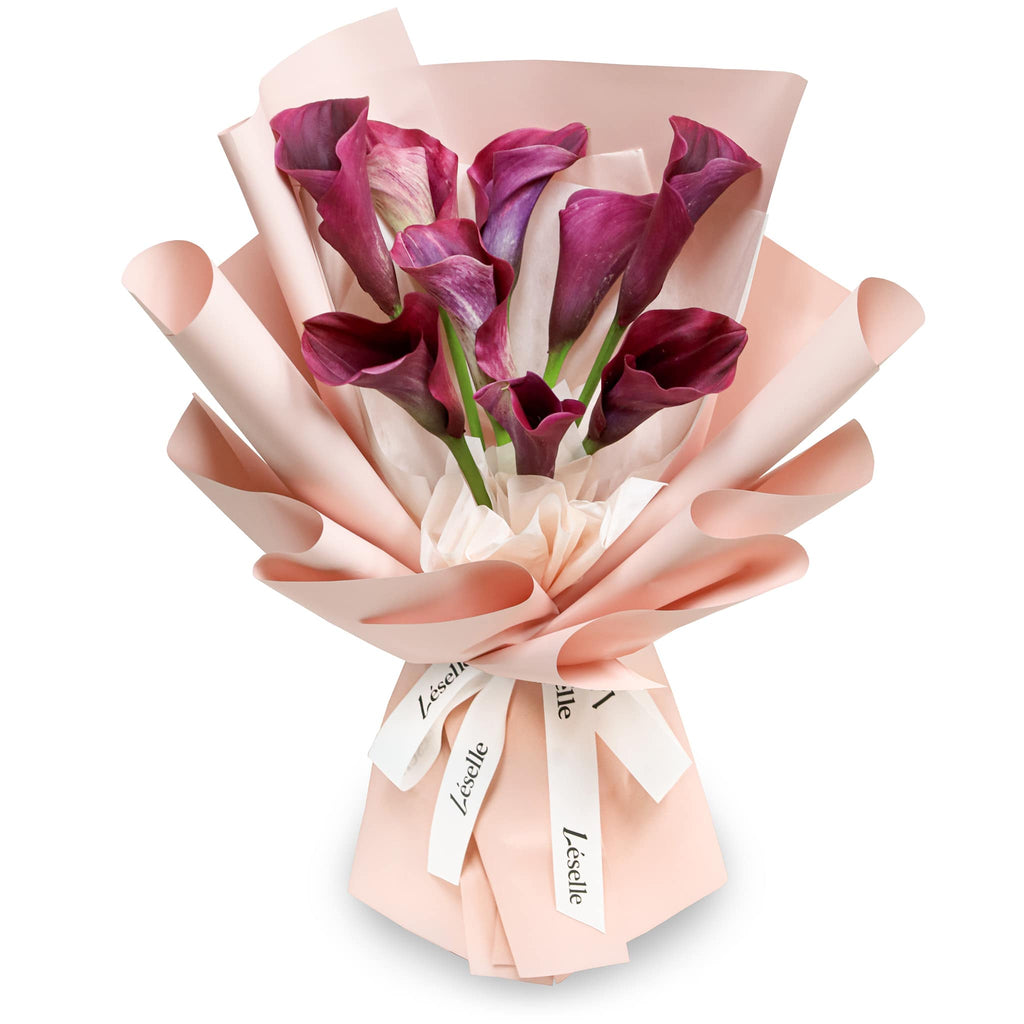 Fresh Flower Bouquet - Fuchsia Calla Lily