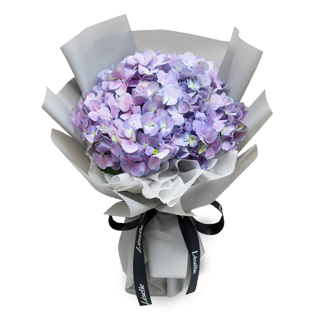 Fresh Flower Bouquet - Gradient Purple Hydrangea (S)