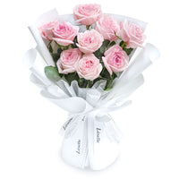 Fresh Flower Bouquet - Lychee Pink Roses - 9/11 Roses