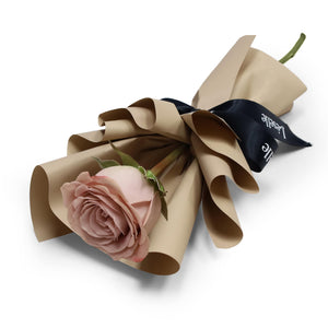 Fresh Flower Bouquet - Single Cappuccino Rose