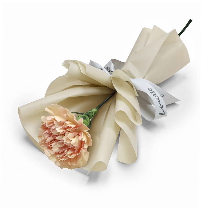 Fresh Flower Bouquet - Single Caramel Carnation