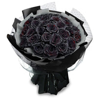 Fresh Flower Bouquet - Wine Black Roses - 33/50/99 Roses