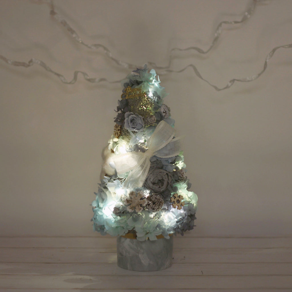 Léselle Preserved Flower - Christmas Tree (blue)