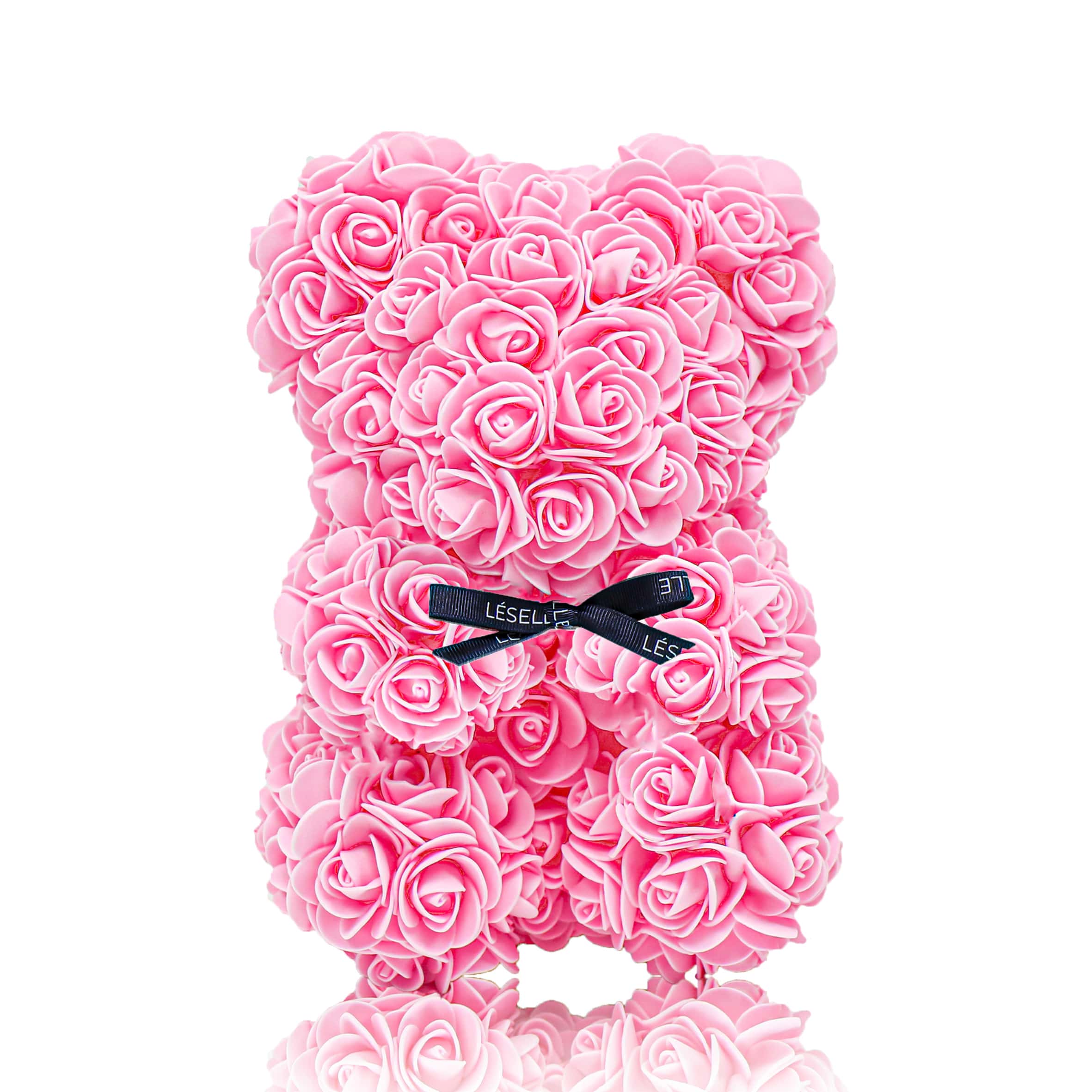 Mini Handmade Rose Bear Pink|Léselle
