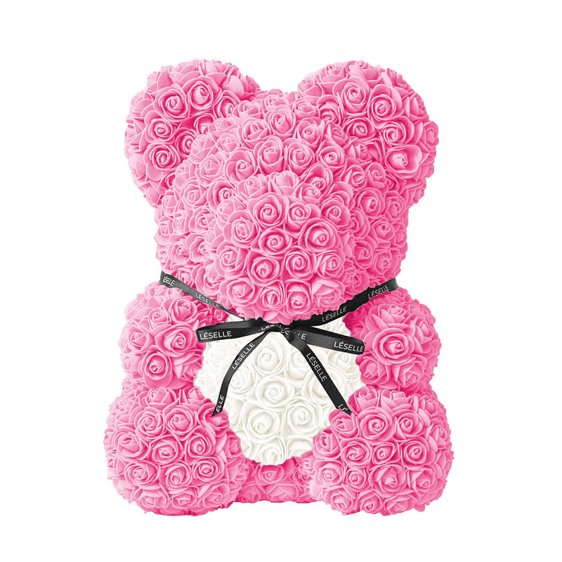 Handmade Rose Bear - Pink