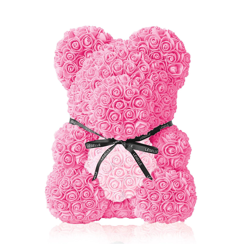 Handmade Rose Bear - Pink