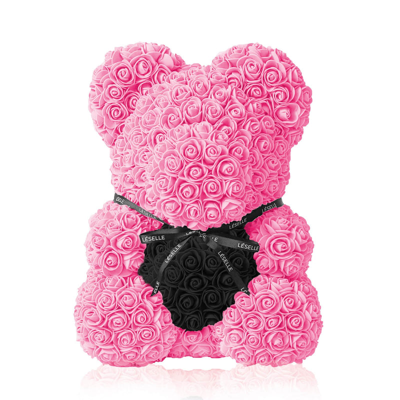 Handmade Rose Bear - Pink