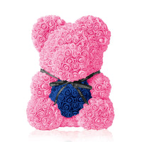 Handmade Rose Bear - Pink