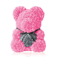 Handmade Rose Bear - Pink