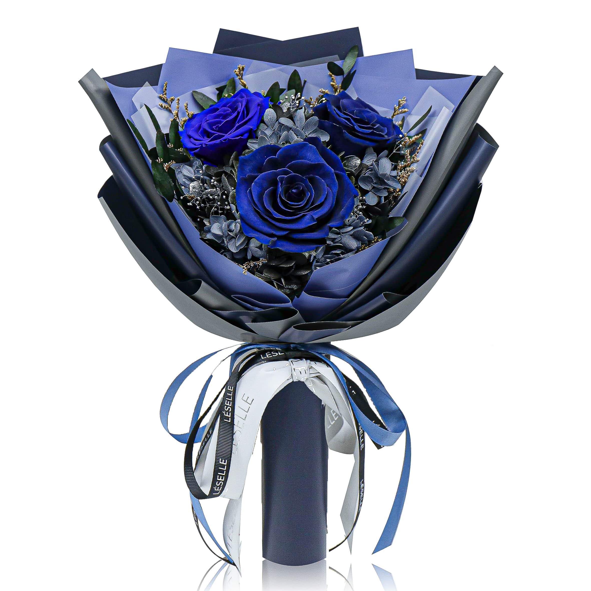 Royal Blue Roses Bouquet
