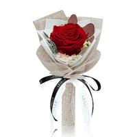 Preserved Rose Bundle - Classic Red (Beige Linen)