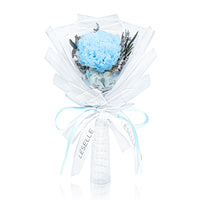 Preserved Carnation Bundle - Sky Blue