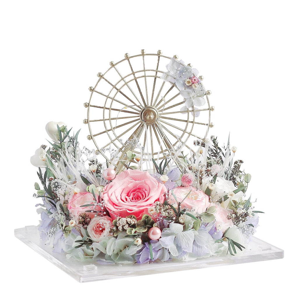 Ferris wheel with preserved flowers 永生花摩天輪