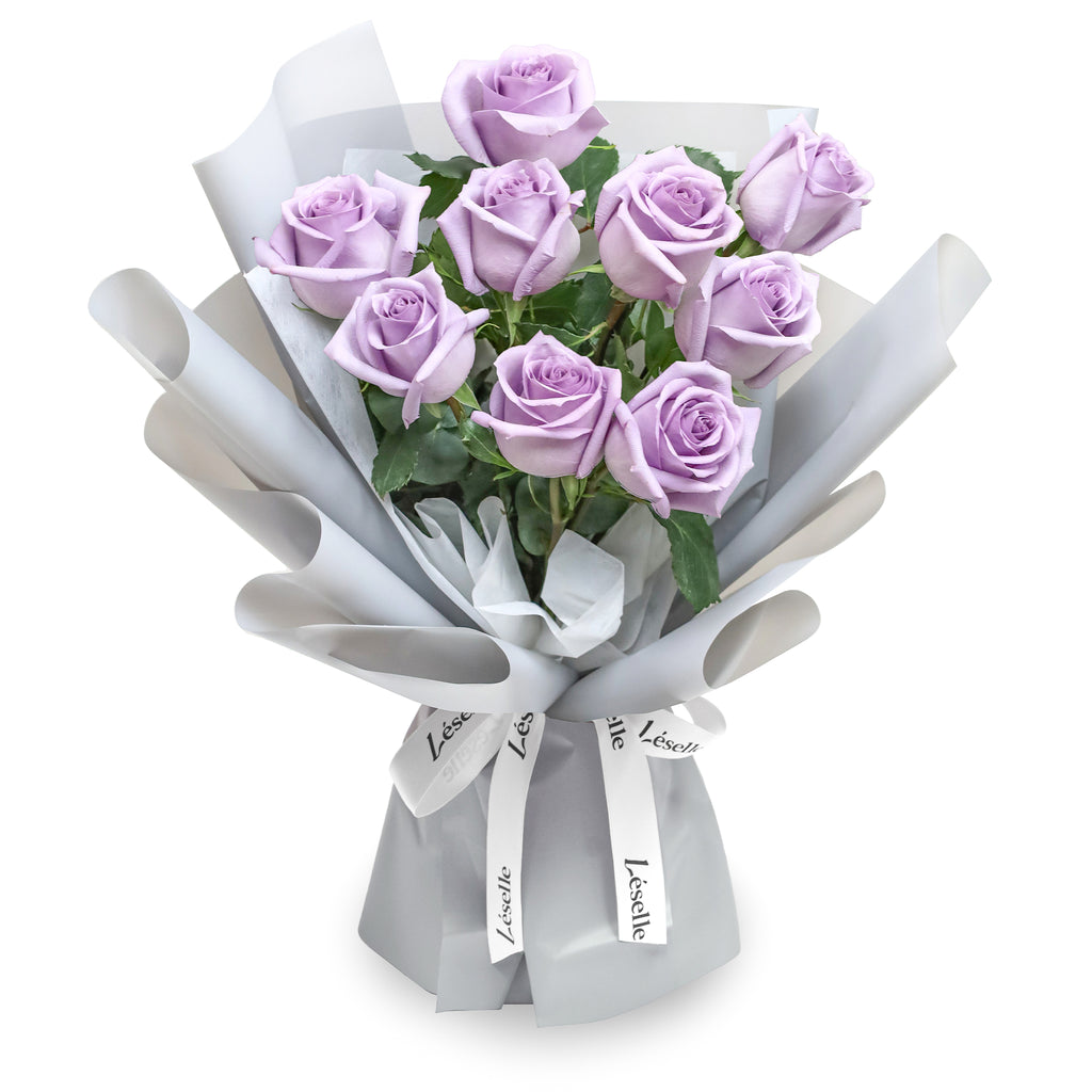 Fresh Flower Bouquet - Lavender Roses - 9/11 Roses